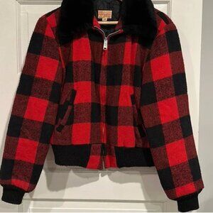 Montgomery Ward Buffalo Plaid Vintage Jacket